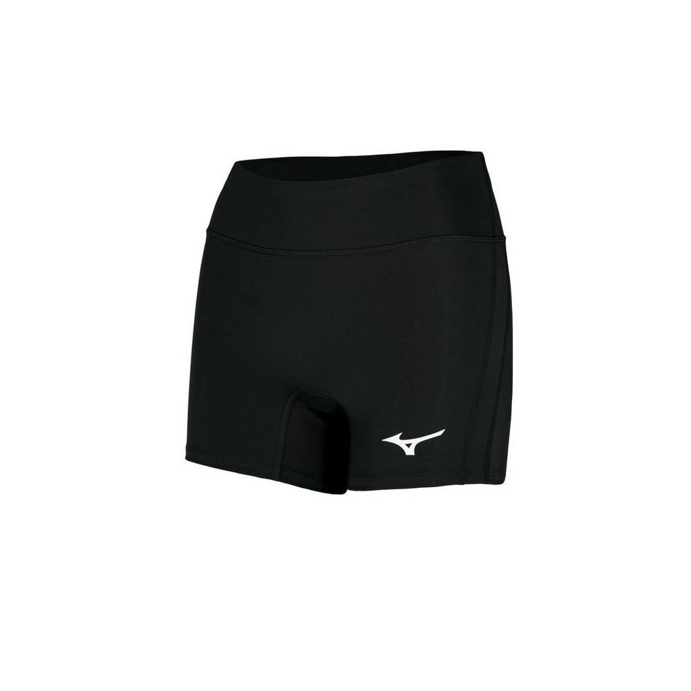 Mizuno Elevated 4" Inseam Női Rövidnadrág Fekete BEF815630